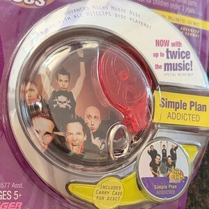 Simple Plan Addicted HitClips micro Music Disc with case vintage new